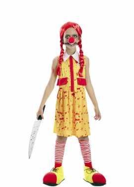 Killer Burger Clown Costume for Girls