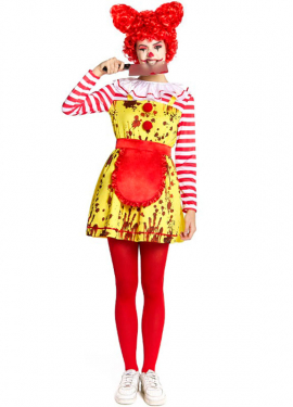 Sadistic Burger Clown Costume for Women