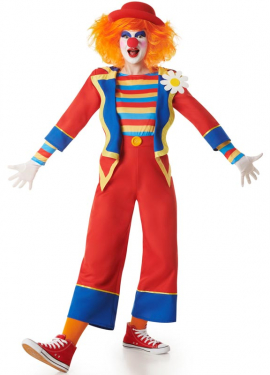 Multicolored Clown Costume for Women