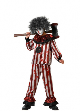 Striped Clown Costume for children