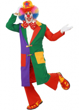 Colourful Clown Costume for Men