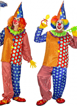 Colourful Clown Costume for Men