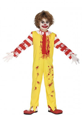 Child's Killer Hamburger Clown Costume