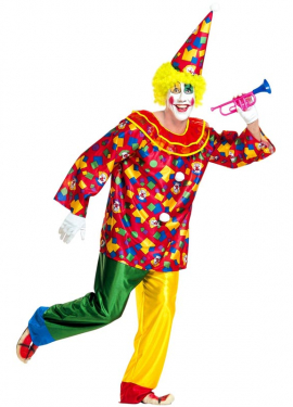 Funny Clown Costume for Adults