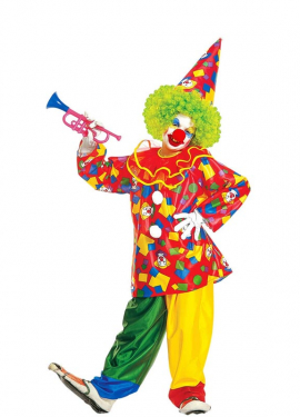 Funny Clown Costume for Kids and Teens