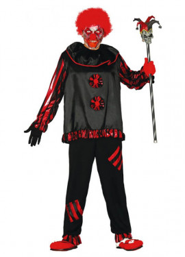 Disfraz de Payaso Loco para hombre