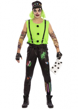 Men's Biker Clown Costume