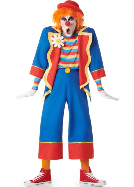 Multicolor Clown Costume for Men