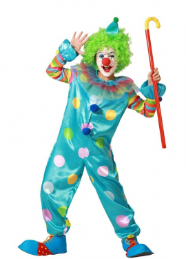 Multicolored Clown Costume for Boys