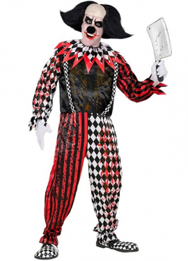 Bloody Clown Costume for Men