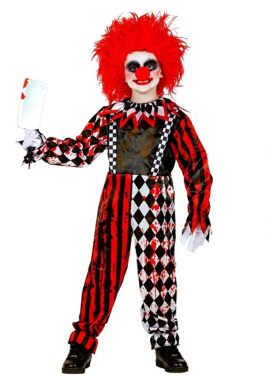 Bloody Clown Costume for Boys
