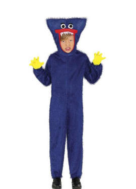 Blue Video Game Plush Costume for Children