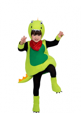 Little Green Dinosaur Costume for Baby and Kids