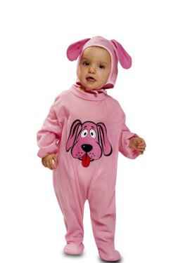 Disfraz de Perrita Rosa para bebé