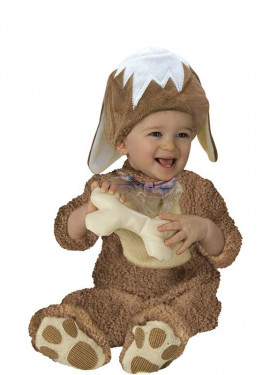 Brown Puppy Costume with Hood for Baby