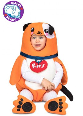 Orange Puppy Costume for Baby