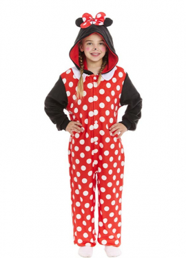 Polka Dot Mouse Pajama Costume for Girls