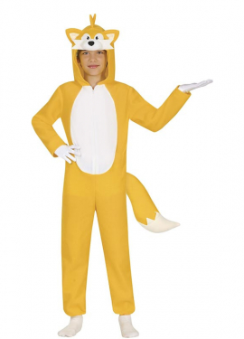 Tails video game fox costume for children