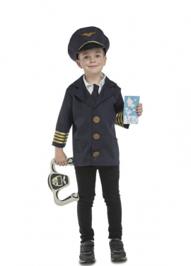 Pilot costume with accessories for children