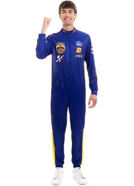 Men's racing driver costume