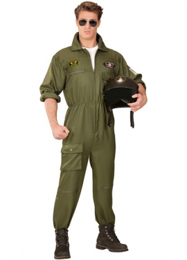 Men's Fighter Jet Pilot Costume