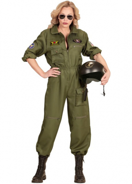 Women's Fighter Jet Pilot Costume
