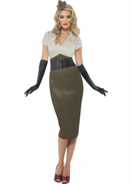 Spicy WW2 Pin Up Costume for Women