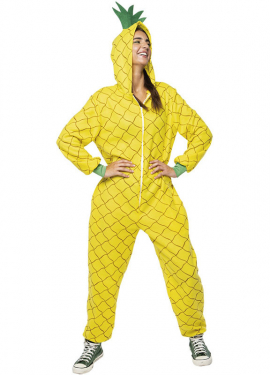 Costume da ananas con cappuccio da donna