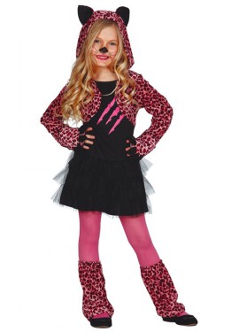 Disfraz de Pink Paws Leopard Disfraz de Pink Paws Leopard
