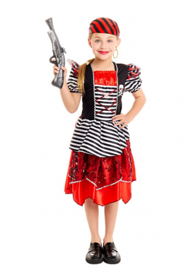 Chic Pirate Costume for Girls