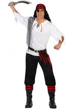 Fato de Corsair Pirate para homem