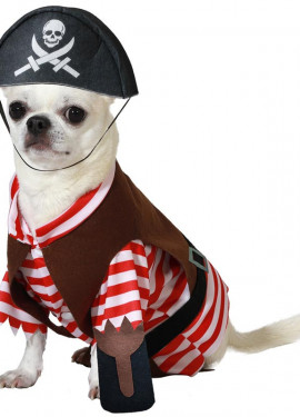 Disfraz de Pirata Patapalo para perro