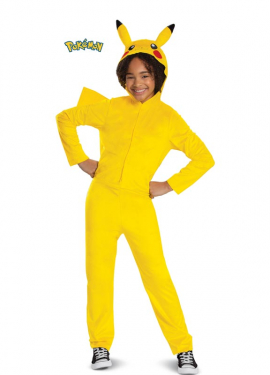 Costume con cappuccio Pokemon Pikachu per bambini