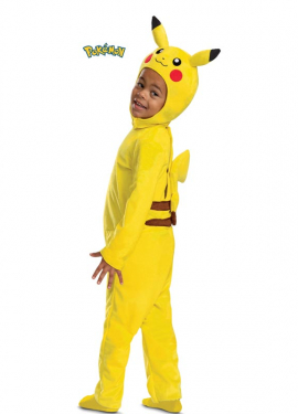 Pokemon Pikachu Costume with Deluxe Tail for Baby and Kids