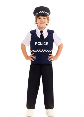 Police Vest Costume for Boys