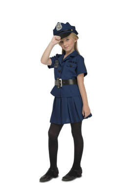 Local Police Costume for Girl