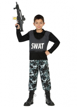 SWAT Police Costume for Boys