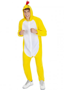 Adult Hooded Chicken Costume