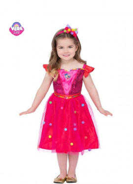 Pom Pom Vera and the Rainbow Kingdom costume for girls