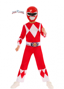 Power costume Red Ranger for boys