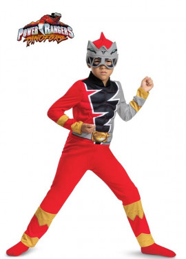 Power Rangers Dino Fury Red Luxury costume for children