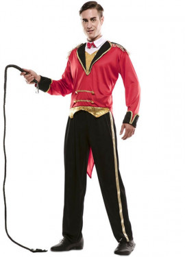 En segundo lugar Polinizar vagón Disfraz de Presentador de Circo para hombre