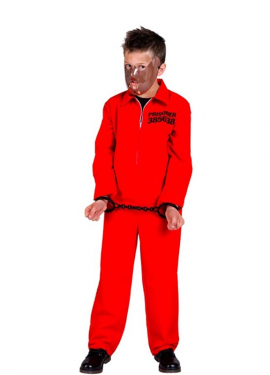 Crazy Prisoner Costume for Boys