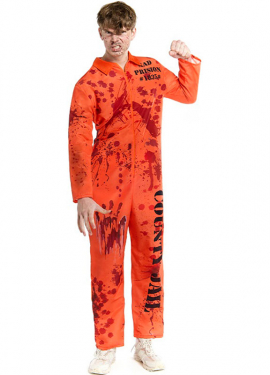 Bloody Prisoner Costume for Men
