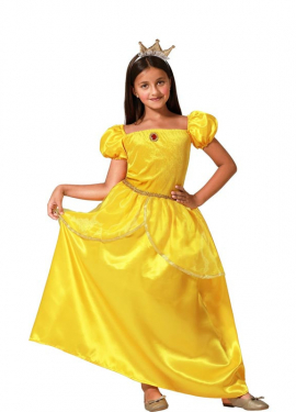 Yellow princess costume for girls