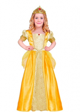 Yellow Princess Costume for Girls