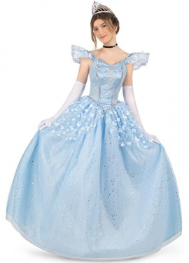 Sky Blue Fairytale Princess Costume for Women