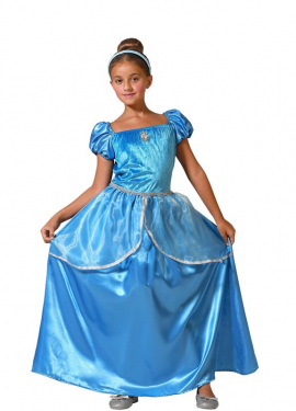 Blue princess costume for girls