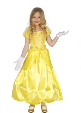 Yellow Fairy Princess Costume for Girl