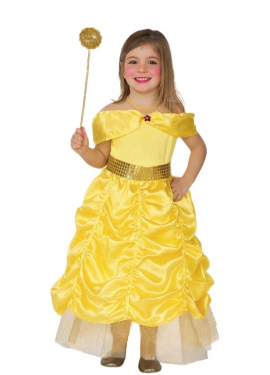 Fato de Tale Princess amarelo para menina